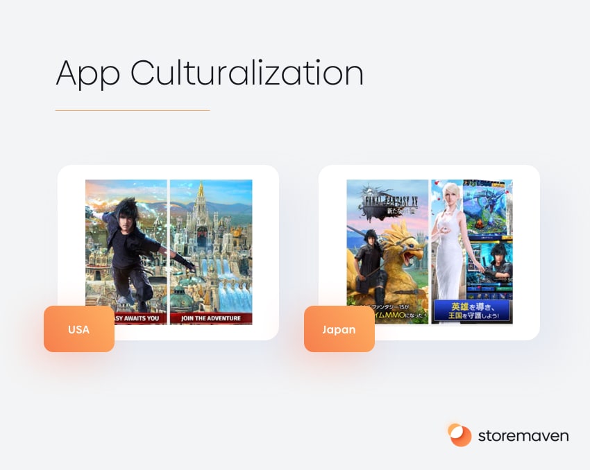 How app culturalization can help with app store conversion rate.