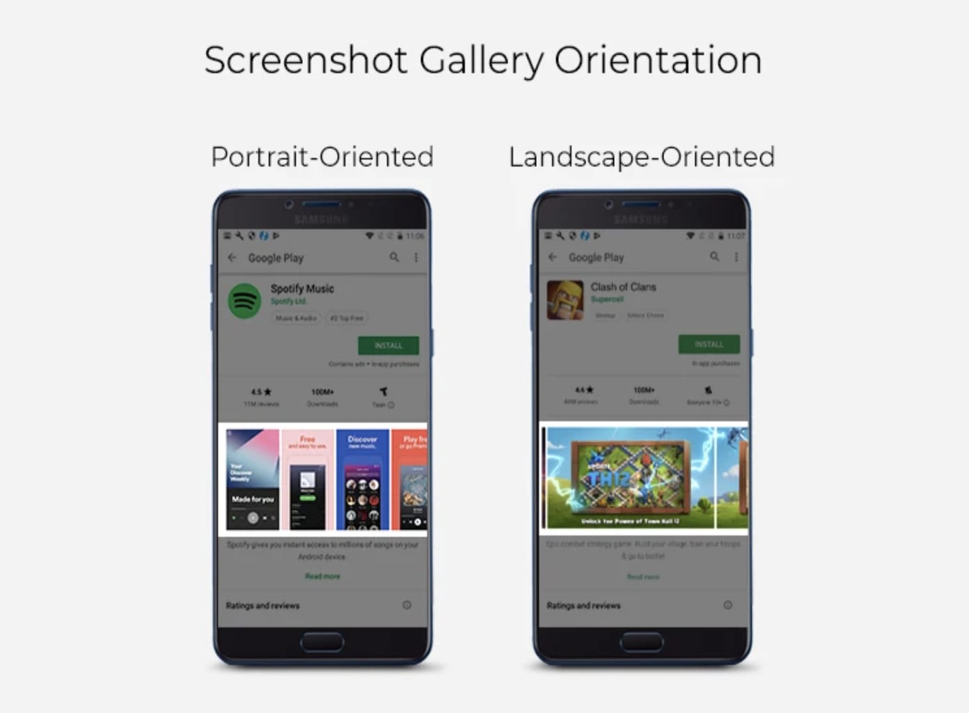 Screenshot Gallery Orientation