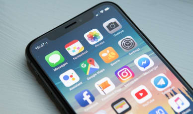Device with apps
Device with apps