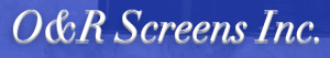 O & R Screens, Inc. Logo