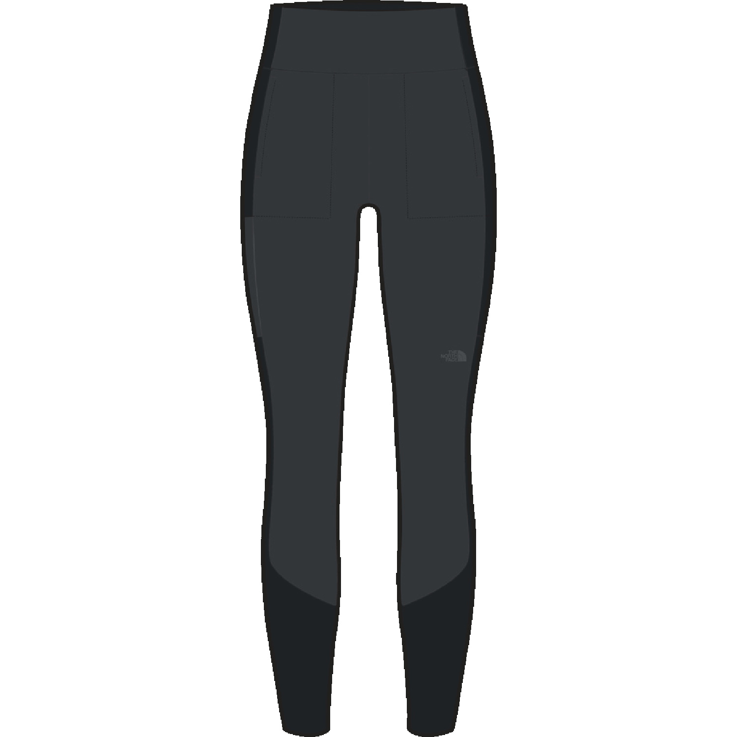 The North Face BRIDGEWAY HYBRID - Leggings - black - Zalando.de