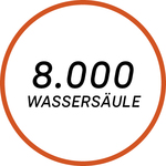 Wassersäule: 8000 mm