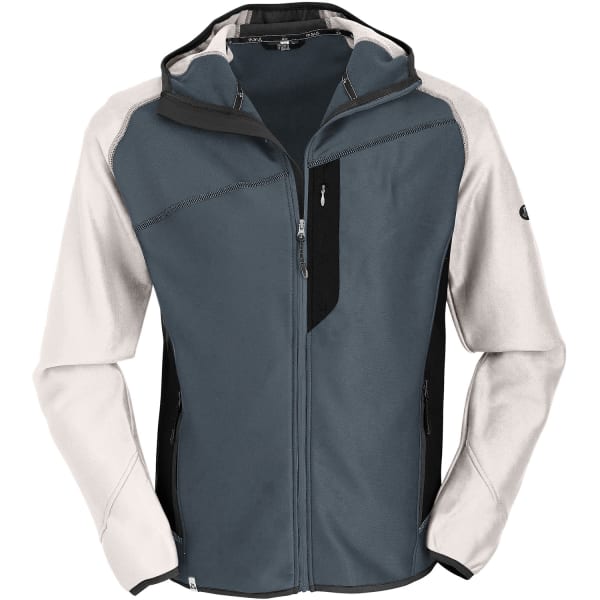 Herren Stretchfleecejacke Taufstein II mit Kapuze