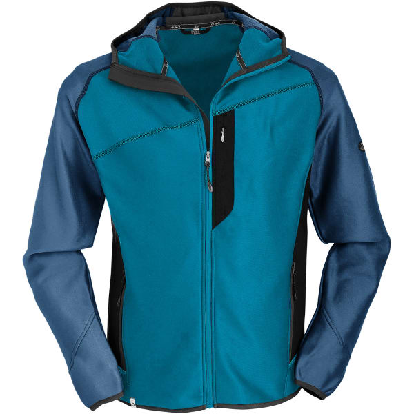 Herren Stretchfleecejacke Taufstein II mit Kapuze