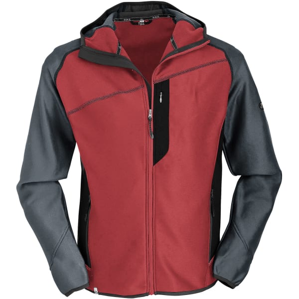 Herren Stretchfleecejacke Taufstein II mit Kapuze