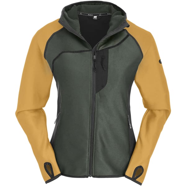 Damen Stretchfleecejacke Chiemgau II mit Kapuze