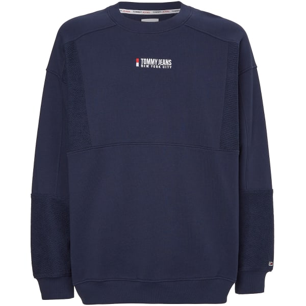 Herren Pullover Reverse Panel Crew