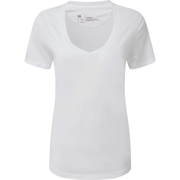 Damen T-Shirt TreeBlend V-Neck