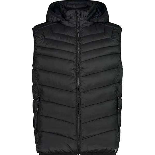 MAN VEST SNAPS HOOD