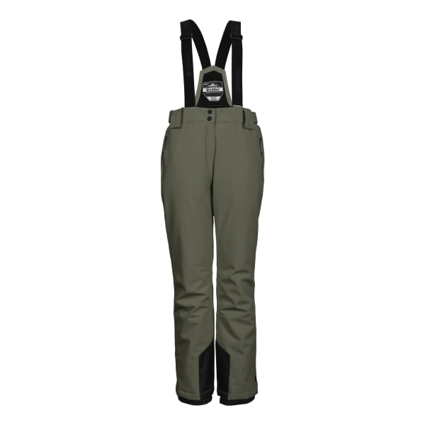 KSW 249 SKI PNTS - Damen Skihose | mit abnehmbaren Trägern - Grün