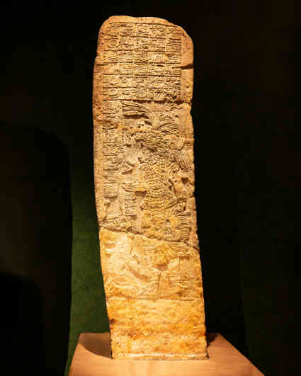 Maya Stele 18 of Yaxchilan, National Museum of Anthropology, Mexico City