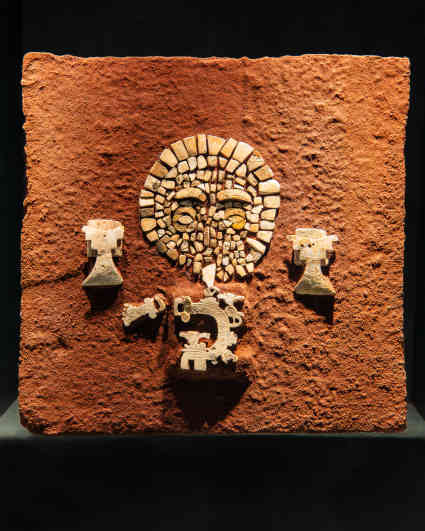 Shell mask from El Piñón, Jalisco, National Museum of Anthropology, Mexico City