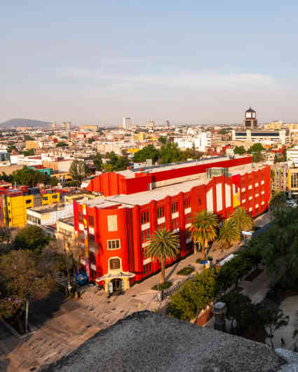 View from the viewing platform of the Monument to the Revolution