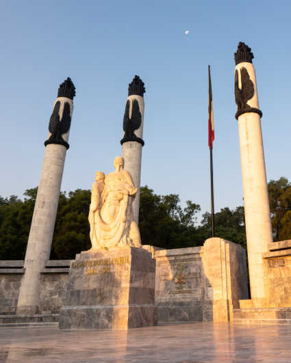 Monument to the Hero Children - Monumento a los Niños Héroes, Chapultepec Park, Mexico City