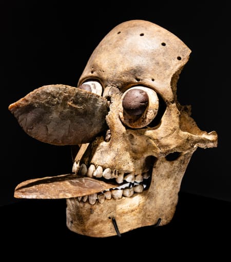 Skull mask, Templo Mayor Museum