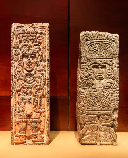 Toltec warrior sculpture, National Museum of Anthropology