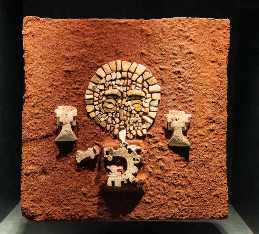 Seashell mask from El Piñon, Jalisco, National Museum of Anthropology