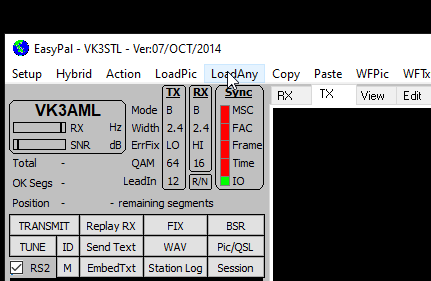 EasyPAL LoadAny button