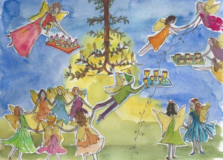 The fairies had a lovely ball