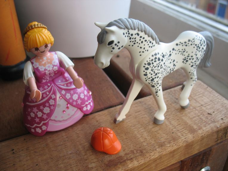 princess, hat, horse