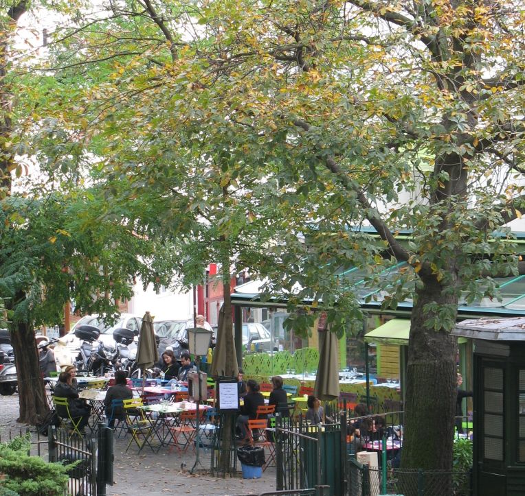 cafe, Montmartre, Paris