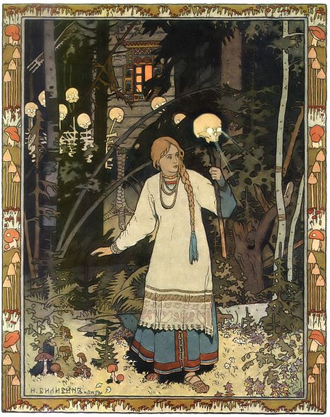Vasilissa at Baba Yaga's Hut- Ivan Bilibin