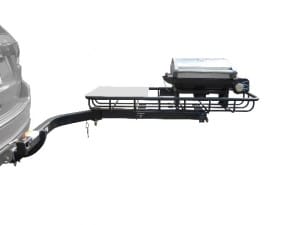 stowaway swingaway grill station on SUV