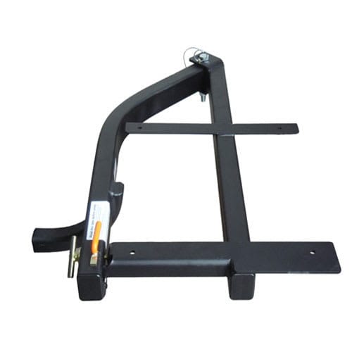 Hitch rack with swingaway frame