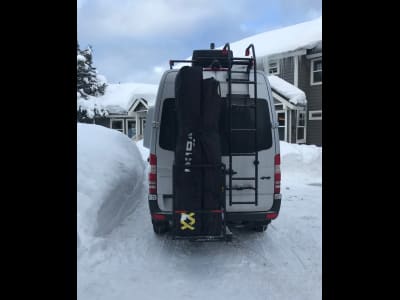 Sprinter Van with StowAway Ski Rack in Nevada