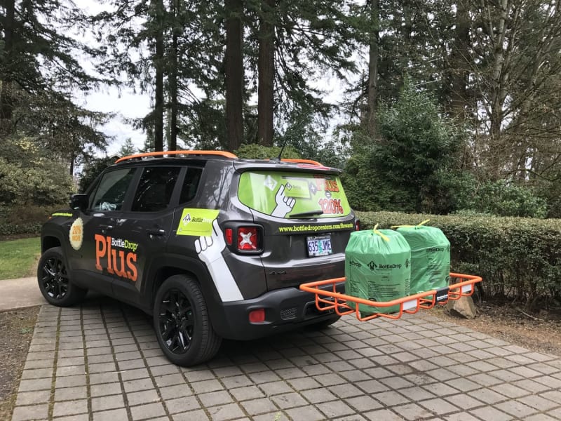 Bottle Drop Jeep Cargo Rack