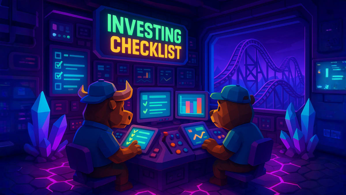 Low-poly bull stepping onto a new level platform, representing completing investment basics and advancing in Stoxcraft learning.