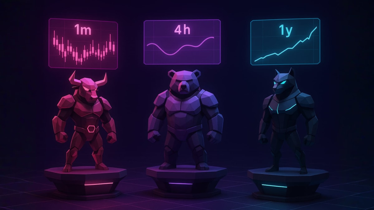 Low-poly bear earning a valuation badge, representing fundamental analysis mastery, company research, and investing confidence.