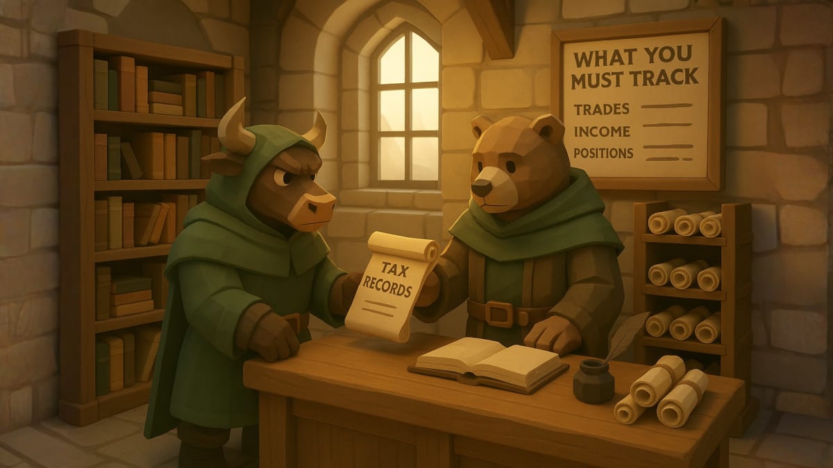 Low-poly bull placing stop-loss markers on a chart, representing risk control, trade management, and disciplined execution.