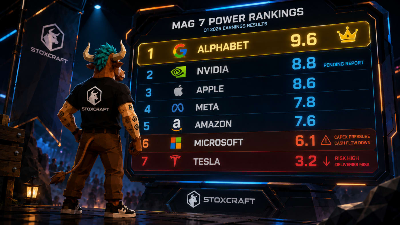 Alphabet Leads Mag 7 AI Rankings in Futuristic Gaming Arena After Q1 2026 Earnings
