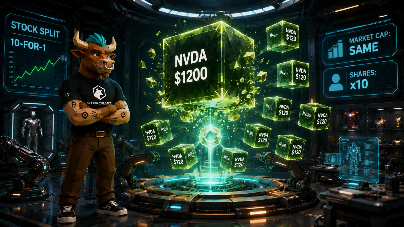 NVIDIA Stock Split Iron Man Lab Inspired Stoxcraft Cover