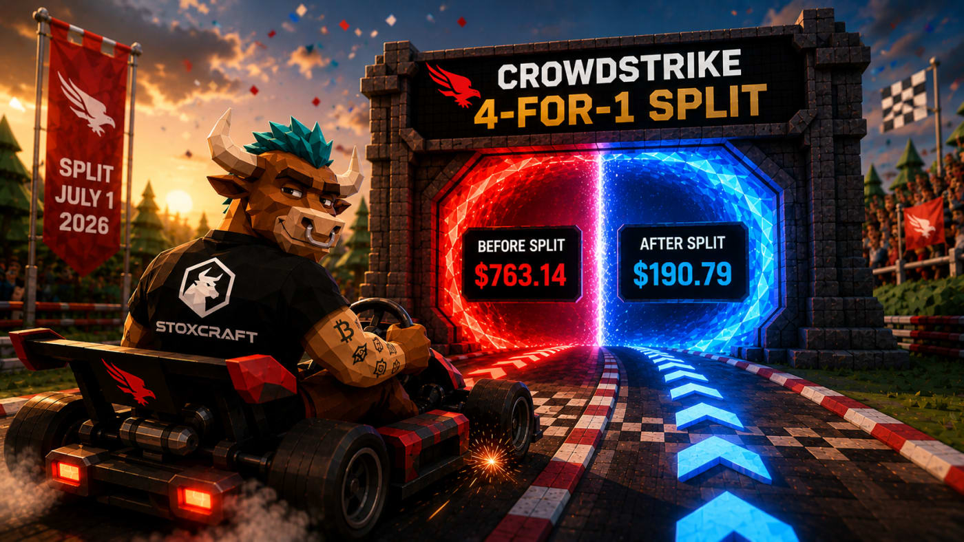 CrowdStrike 4-for-1 Stock Split Racing Through a Split Portal