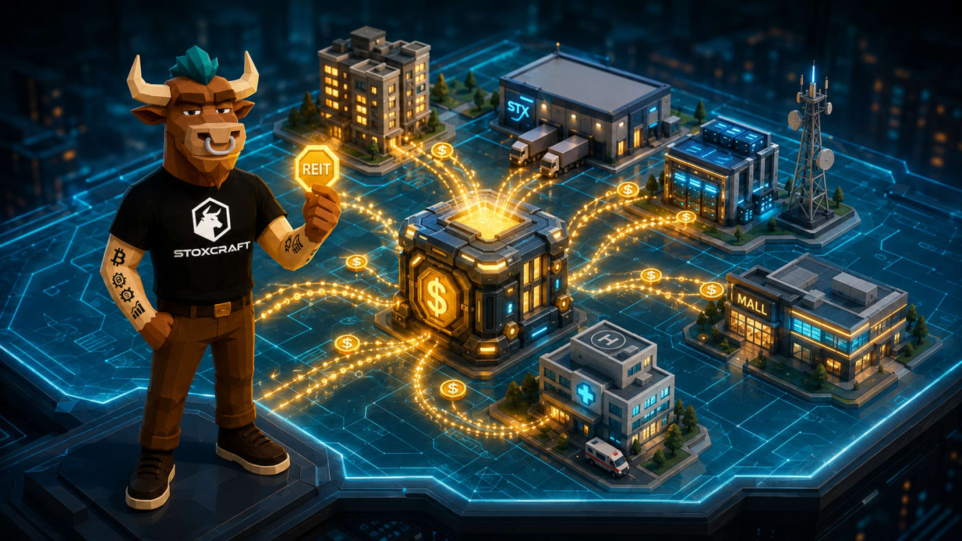 ow-poly Toroshi holds a REIT share token as apartments, warehouses, data centers, cell towers, malls and healthcare properties generate dividend income.