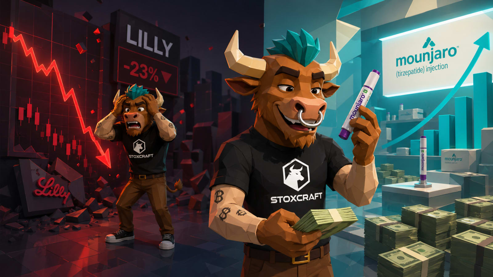 Why is Eli Lilly down 23% while Mounjaro keeps growing?