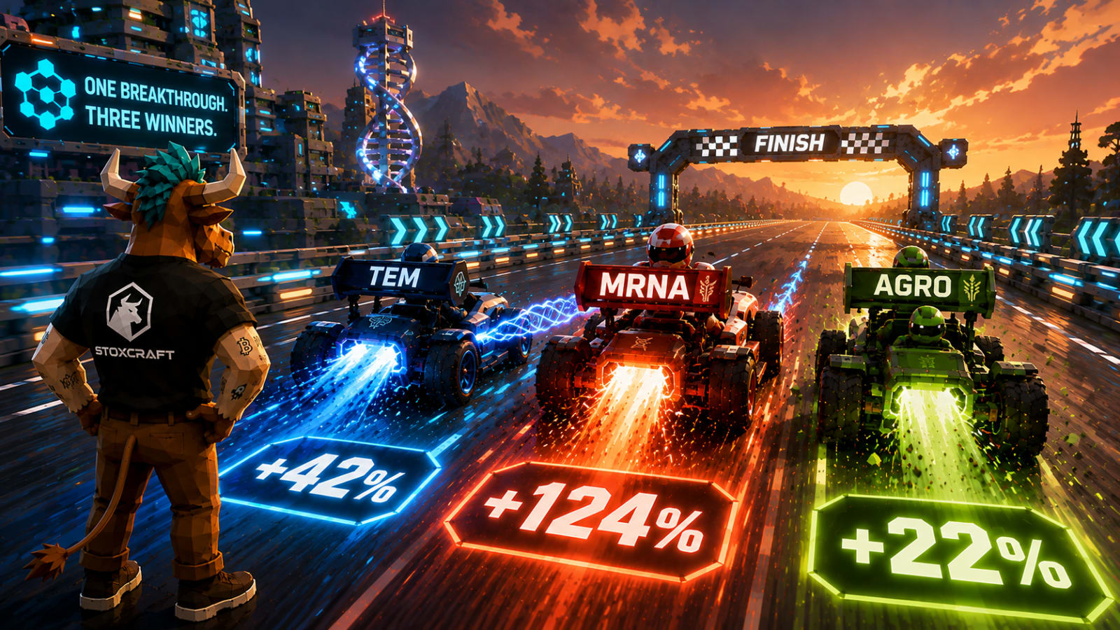 Moderna, Tempus AI and Adecoagro stocks surge in Triple Boost race