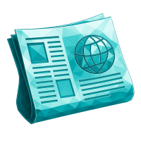 Low-poly 3D Thomson Reuters (TRI) stock icon with a stylized lettermark, symbolizing technology and software.