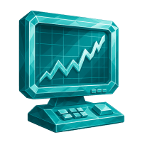 Low-poly 3D Charles Schwab (SCHW) stock icon with a stylized dollar sign, symbolizing financial services and markets.