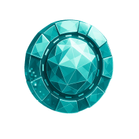 Low-poly 3D Flutter Entertainment (FLUT) stock icon with a stylized dice, symbolizing gaming and entertainment.