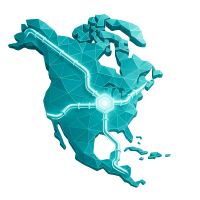 Low-poly 3D TC Energy (TRP) stock icon with a stylized pipeline, symbolizing oil, gas, and energy.