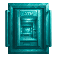 Low-poly 3D PNC Financial (PNC) stock icon with a stylized bank building, symbolizing financial services and risk.