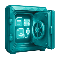 Low-poly 3D BNY Mellon (BK) stock icon with a stylized bank building, symbolizing financial services and markets.