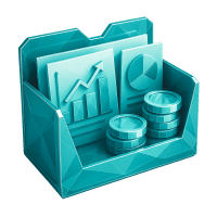 Low-poly 3D Ameriprise Financial (AMP) stock icon with a stylized torch, symbolizing financial services and risk.