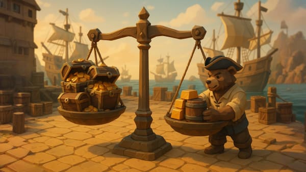 Low-poly bull reviewing a global map of exchanges, representing market structure, liquidity, and how trading venues work.