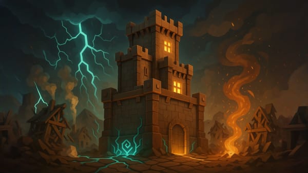 Low-poly bull measuring position sizes on a board, representing position sizing, risk limits, and disciplined investing.