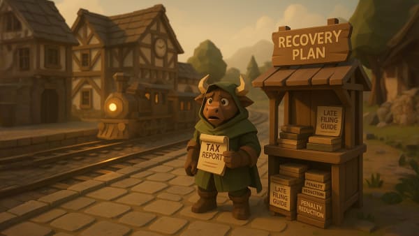 Low-poly bull monitoring multiple timeframes, representing market context, trend confirmation, and better trade decisions.