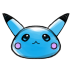 Blue pikachu